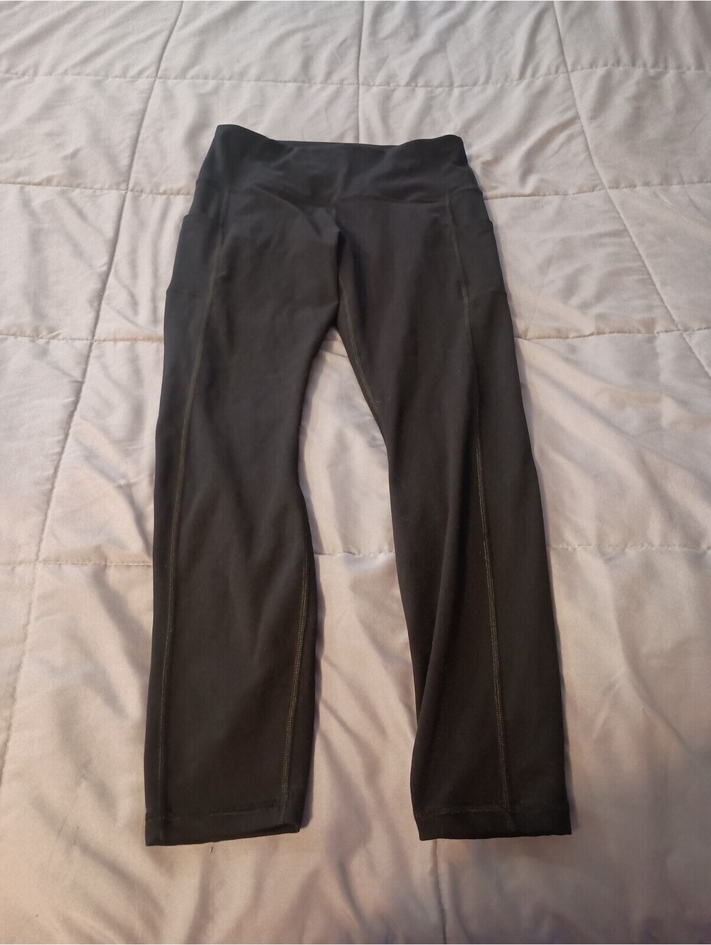 Fengbay Leggings Black Women’s With Pockets Activewear Yoga Athletic Size Small